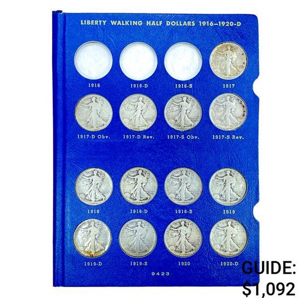1916-1940 Walking Liberty Halves Set [38 Coins]