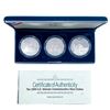 Image 2 : 1994 US Veterans Comm. Silver Dollars [3 Coins]