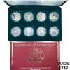 1995-1996 Atlanta Olympics Silver Dollar Set [8 Co