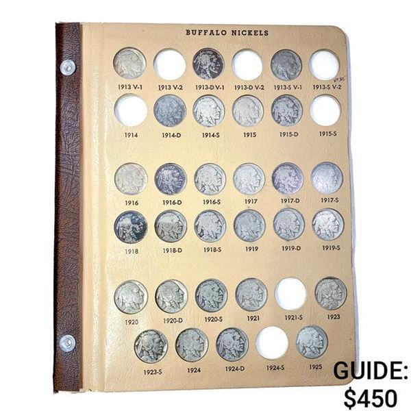 1913-1938 Buffalo Nickel Set [56 Coins]