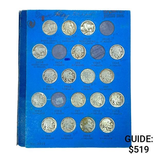1913-1938 Buffalo Nickel Set [59 Coins]