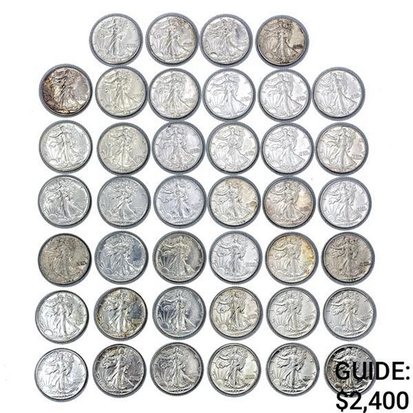 1942-1943 40 Walking Liberty Halves