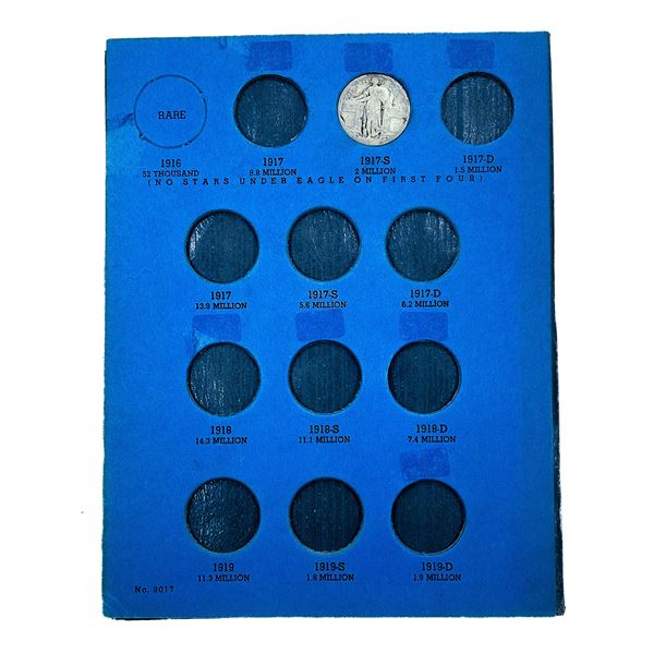 1917-1930 Standing Liberty Quarter Set [15 Coins]