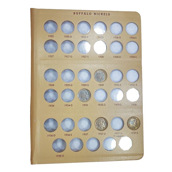 1930-1937 Buffalo Nickel Album [4 Coins]