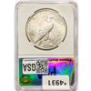 Image 2 : 1921 Silver Peace Dollar PGA MS63 High Relief