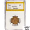 Image 1 : 1864 Two Cent Piece PGA MS64 Large Motto