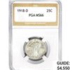 Image 1 : 1918-D Standing Liberty Quarter PGA MS66