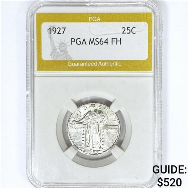 1927 Standing Liberty Quarter PGA MS64 FH