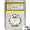 Image 1 : 1920 Walking Liberty Half Dollar PGA MS64+
