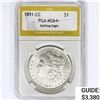 Image 1 : 1891-CC Morgan Silver Dollar PGA MS64+ Spit. Eagle