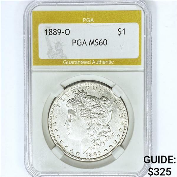 1889-O Morgan Silver Dollar PGA MS60