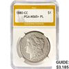 Image 1 : 1880-CC Morgan Silver Dollar PGA MS65+ PL