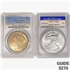 Image 1 : [2] 1921 & 2014 1 $1, 1 SE PCGS MS