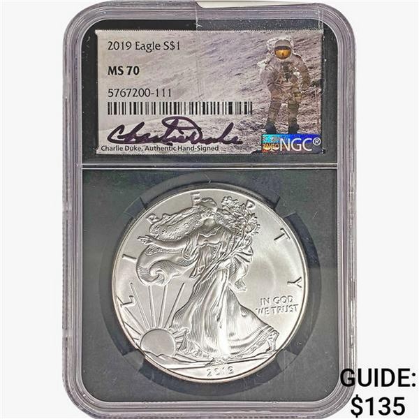 2019 Silver Eagle NGC MS70