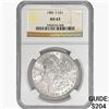 Image 1 : 1881-S Morgan Silver Dollar NGC MS63