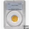 Image 1 : 1911 $2.50 Gold Quarter Eagle PCGS MS62