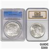 Image 1 : [2] 1924-1925 Silver Peace Dollar NGC,PCGS MS64