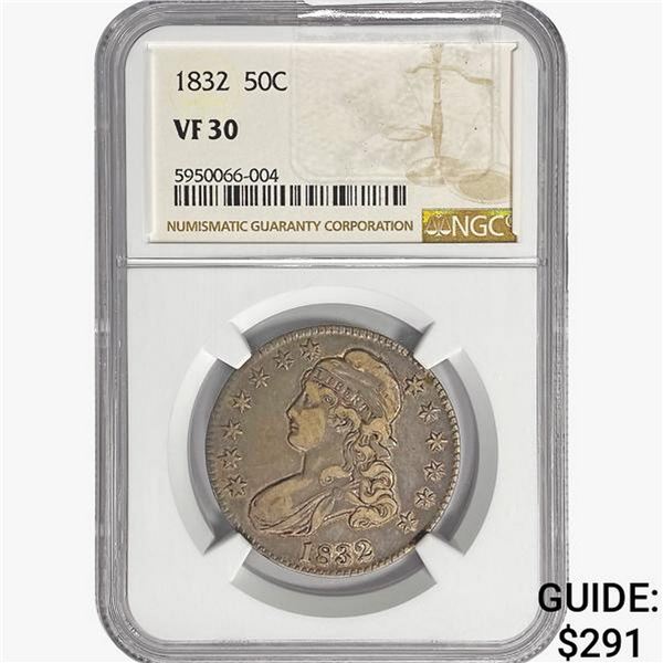 1832 Capped Bust Half Dollar NGC VF30