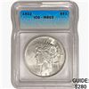 Image 1 : 1922 Silver Peace Dollar ICG MS65