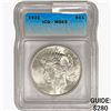 Image 1 : 1922 Silver Peace Dollar ICG MS65