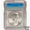 Image 1 : 1922 Silver Peace Dollar ICG MS65