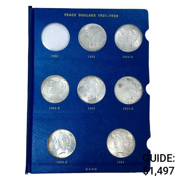 1922-1935 Peace Dollar Album [21 Coins]