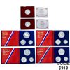 Image 1 : 1976-1982 US Silver Proof Mint Sets [14 Coins]
