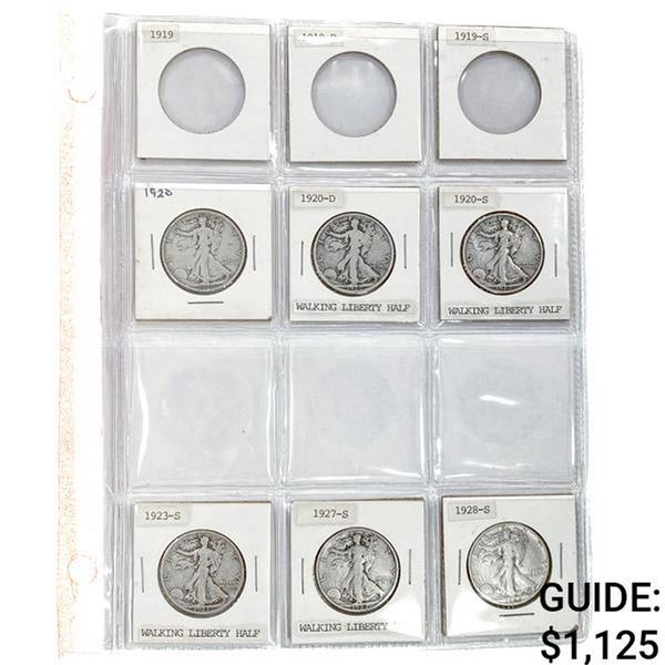 1920-1947 Walking Liberty Halves Set [39 Coins]