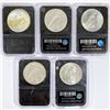 Image 2 : 1922 [3], 1923 [2] Set [5] Silver Peace Dollar UN