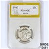 Image 1 : 1930 Standing Liberty Quarter PGA MS63 50% FH