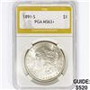 1891-S Morgan Silver Dollar PGA MS63+