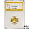 Image 1 : 1994 $5 1/10oz American Gold Eagle PGA MS70