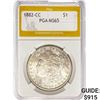 Image 1 : 1882-CC Morgan Silver Dollar PGA MS65