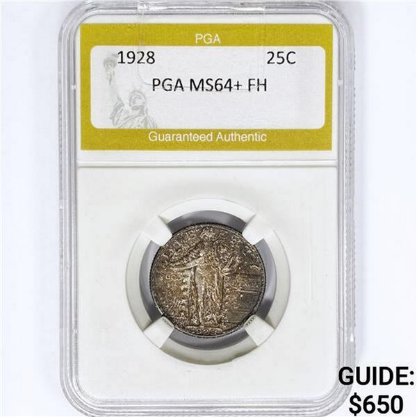 1928 Standing Liberty Quarter PGA MS64+ FH
