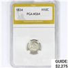 Image 1 : 1834 Capped Bust Half Dime PGA MS64
