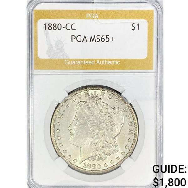 1880-CC Morgan Silver Dollar PGA MS65+