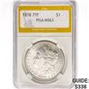 Image 1 : 1878 7TF Morgan Silver Dollar PGA MS63