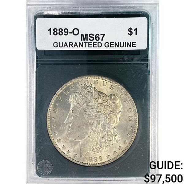 1889-O Morgan Silver Dollar GG MS67