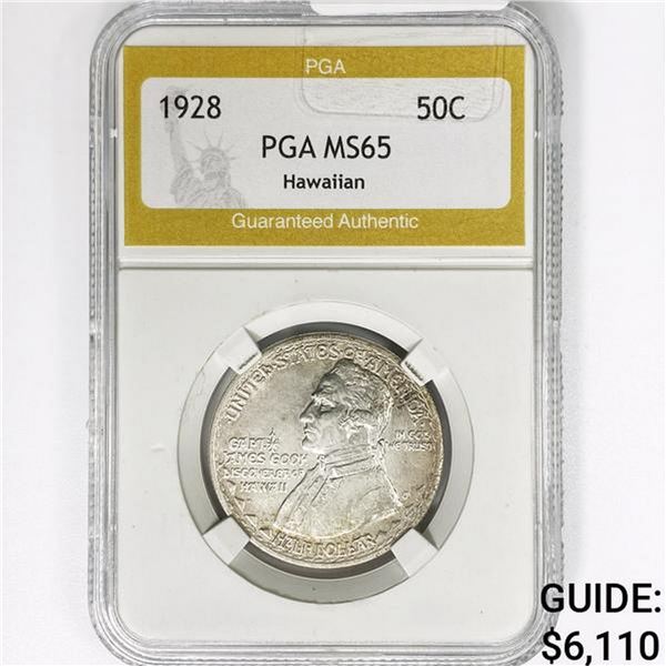 1928 Hawaiian Half Dollar PGA MS65