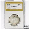 Image 1 : 1928 Hawaiian Half Dollar PGA MS65
