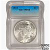 Image 1 : 1922 Silver Peace Dollar ICG MS65