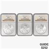 Image 1 : [3] 1998 Silver Eagle NGC MS69