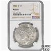 Image 1 : 1923-D Silver Peace Dollar NGC AU58