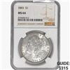 Image 1 : 1883 Morgan Silver Dollar NGC MS64