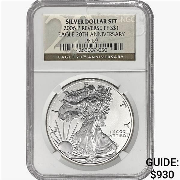 2006-P Silver Eagle NGC PF69 REV PF