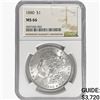1880 Morgan Silver Dollar NGC MS66