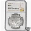 Image 1 : 1879-S Morgan Silver Dollar NGC MS64