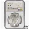 Image 1 : 1923-D Silver Peace Dollar NGC AU58
