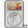 Image 1 : 2016 Silver Eagle NGC MS70