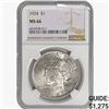 Image 1 : 1924 Silver Peace Dollar NGC MS66